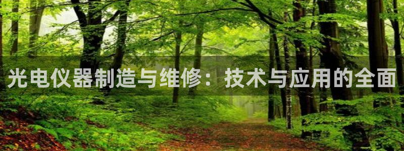 云顶国际麻将胡了多少张牌：光电仪器制造与维修：技术与应用的全
