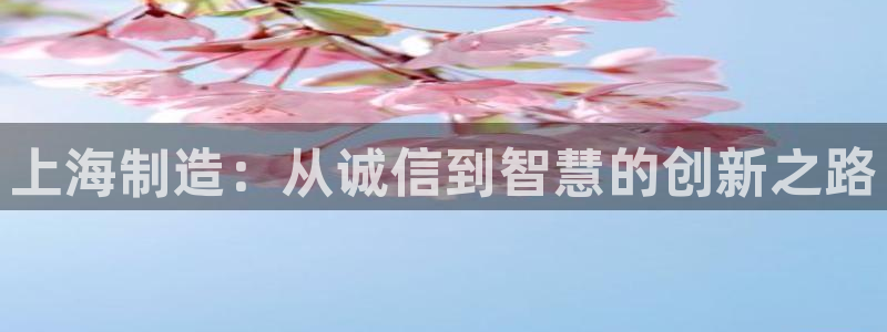 云顶国际服S9什么时候更新：上海制造：从诚信到智慧的创新之路