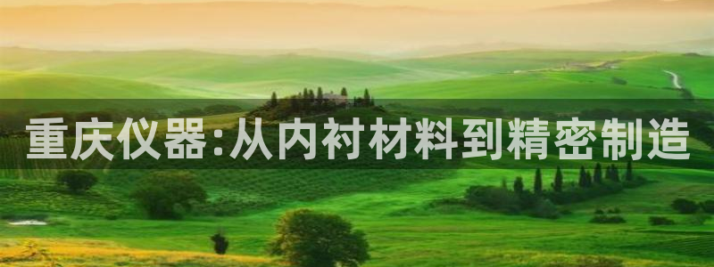 云顶集团app推荐agla：重庆仪器:从内衬材料到精密制造