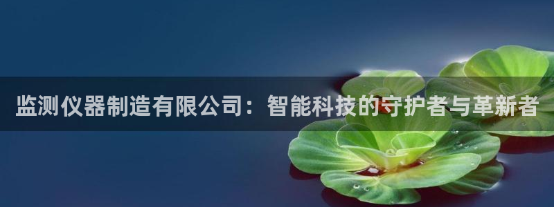 云顶网络游戏平台：监测仪器制造有限公司：智能科技的守护者与革