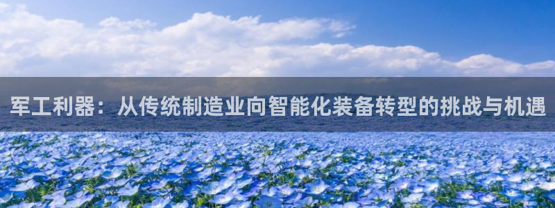 云顶国际大酒店房间价格表：军工利器：从传统制造业向智能化装备