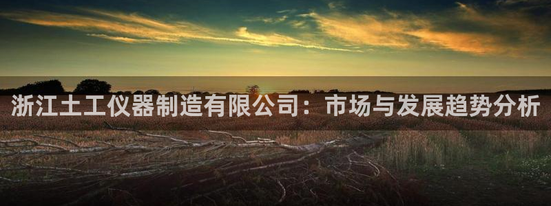 云顶集团在中国有投资吗?：浙江土工仪器制造有限公司：市场与发