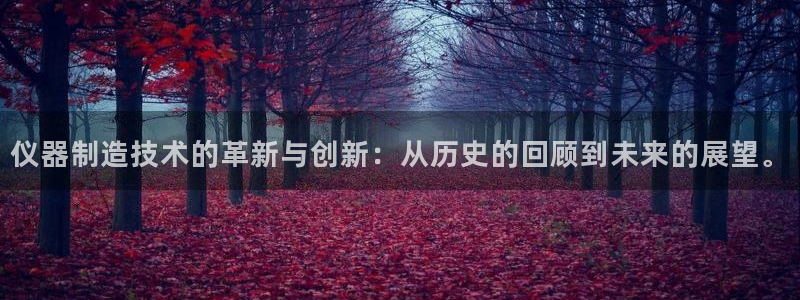 云顶国际服什么时候更新s119：仪器制造技术的革新与创新：从