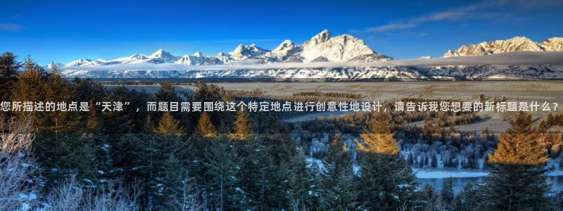 太原云顶国际酒店老板：您所描述的地点是“天津”，而题目需要围